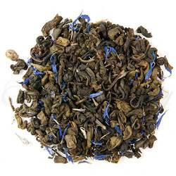 Cream Earl Grey Green loose leaf green tea