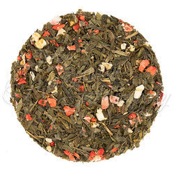 Organic Strawberry Green loose leaf green tea